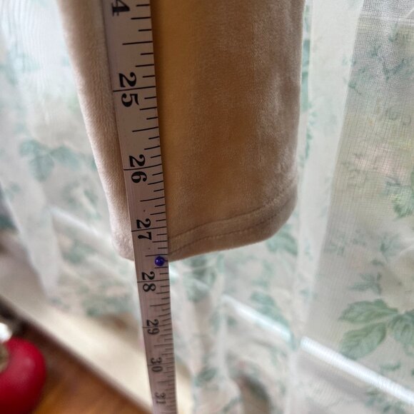 Out From Under Velour Cropped Corset Zip-Up Hoodie Ivory Size M Urban Outfitters - Picture 11 of 15